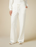 Broderie anglaise embroidery joggers image number 3
