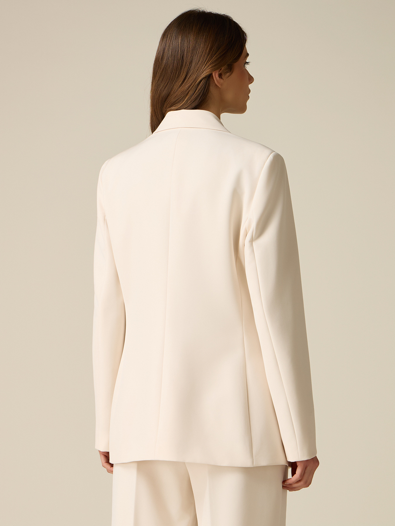 Blazer simple boutonnage avec bouton recouvert image number 1