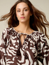 Blouse en mousseline de coton &agrave; motifs image number 2