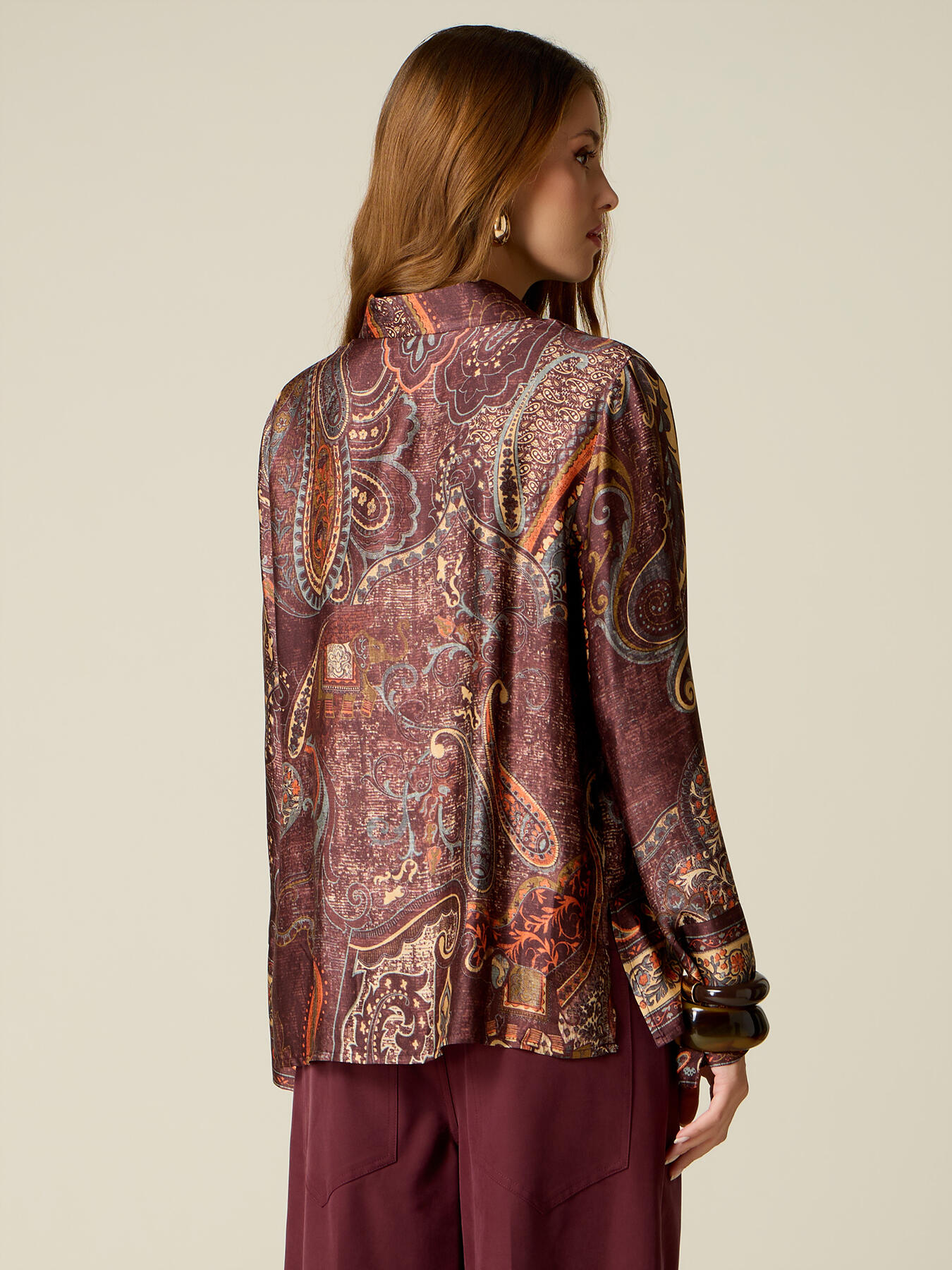 Chemise en satin fantaisie image number 1