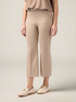 Pantalon l&eacute;g&egrave;rement &eacute;vas&eacute; en m&eacute;lange de coton image number 3