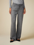 Grey tencel wide-leg jeans image number 3
