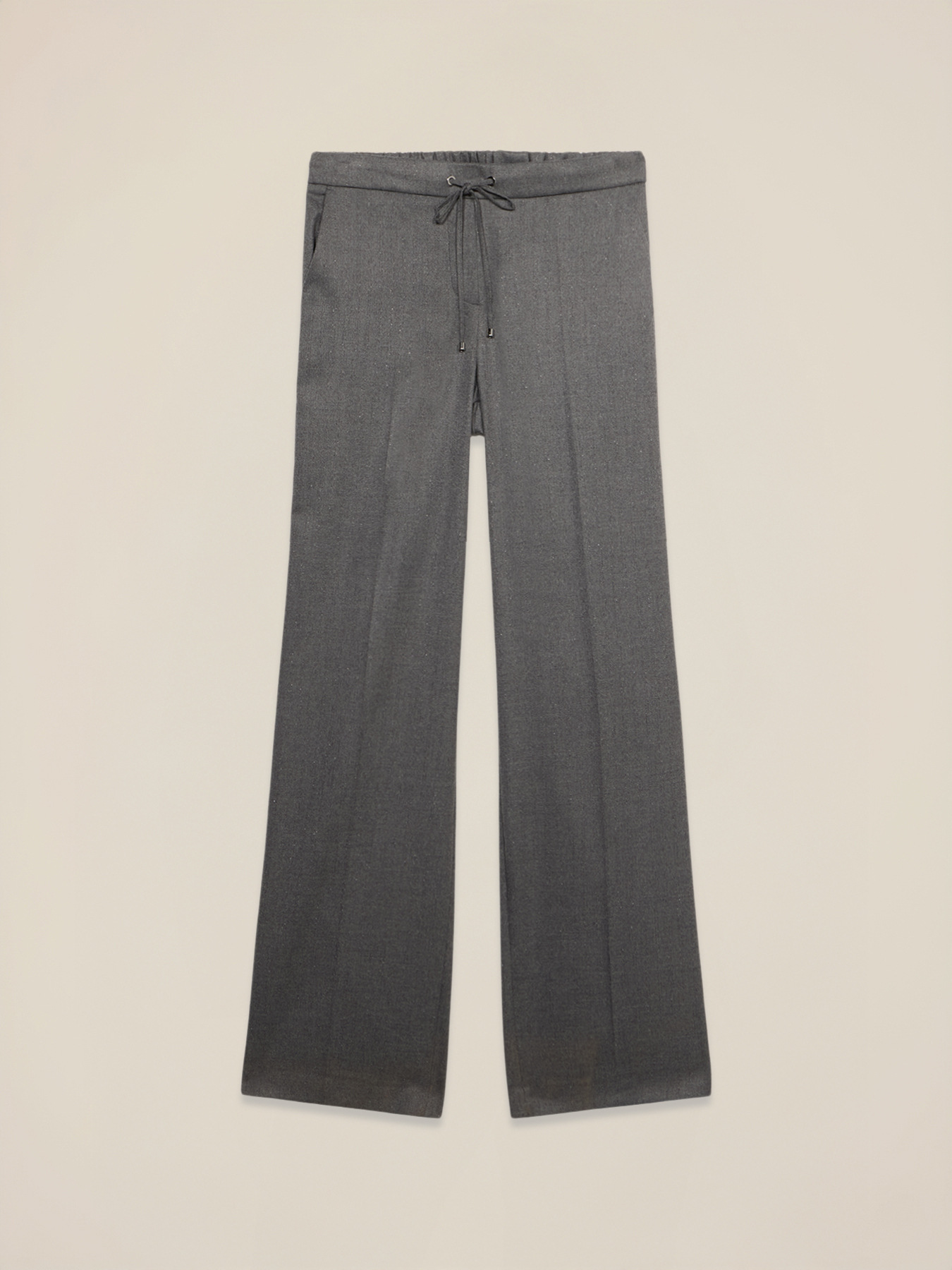 Pantalon en flanelle avec cordon de serrage image number 4