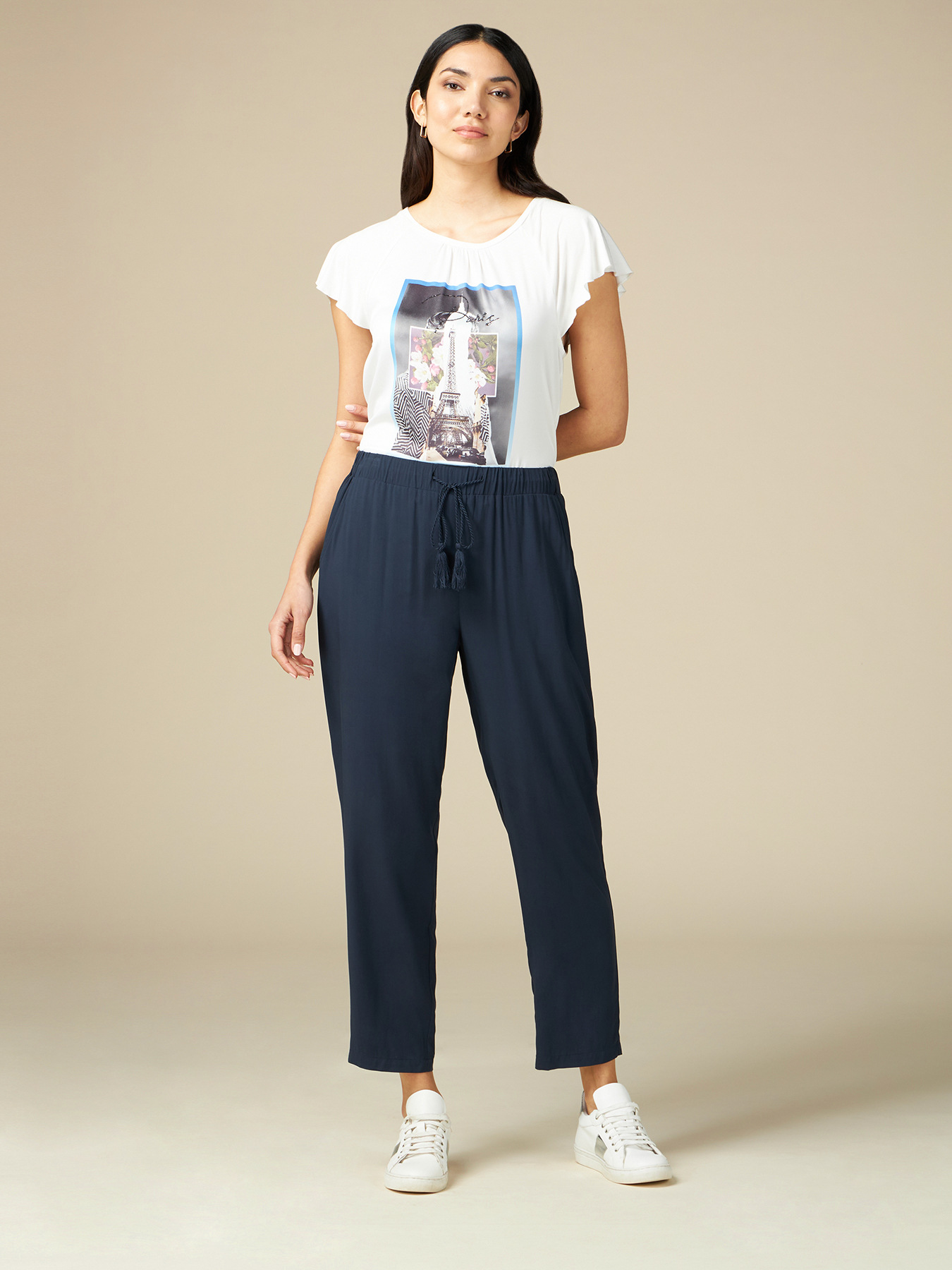 Viscose joggers image number 0