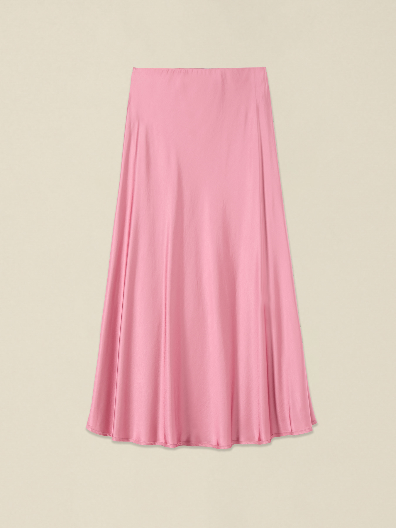 Viscose satin skirt image number 4