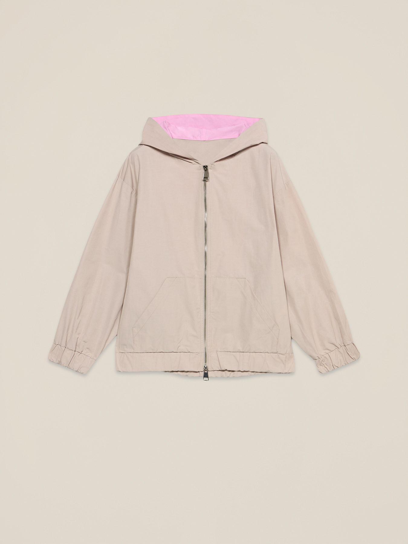 Giubbotto in nylon con cappuccio image number 3