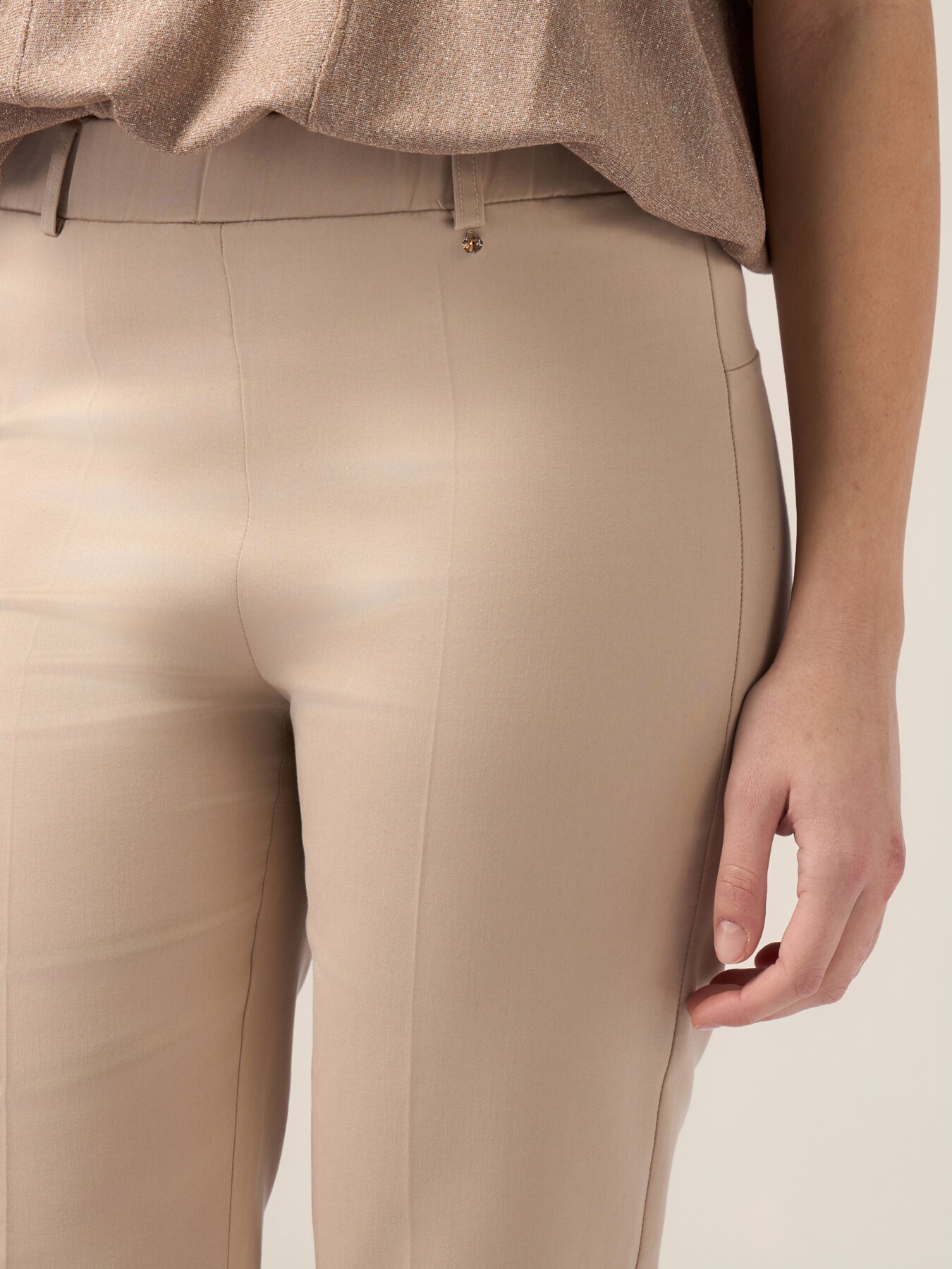 Pantaloni little flare misto cotone image number 2