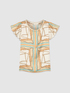 Blusa fantasia foulard image number 3