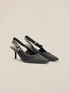 Decollet&eacute; slingback intrecciate image number 1