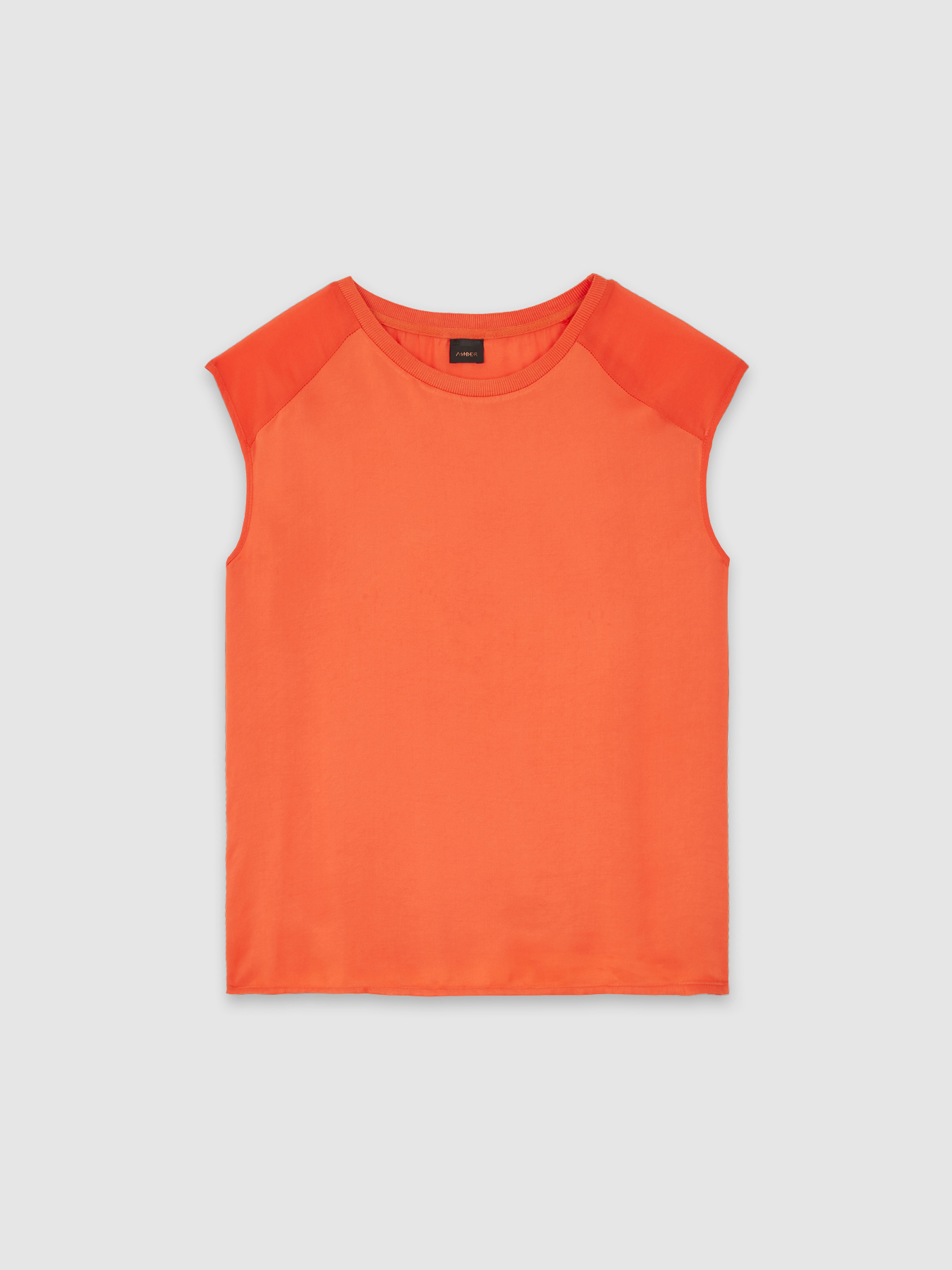 Top en satin de viscose image number 6