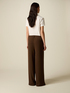 Pantalones palazzo con pinzas image number 1