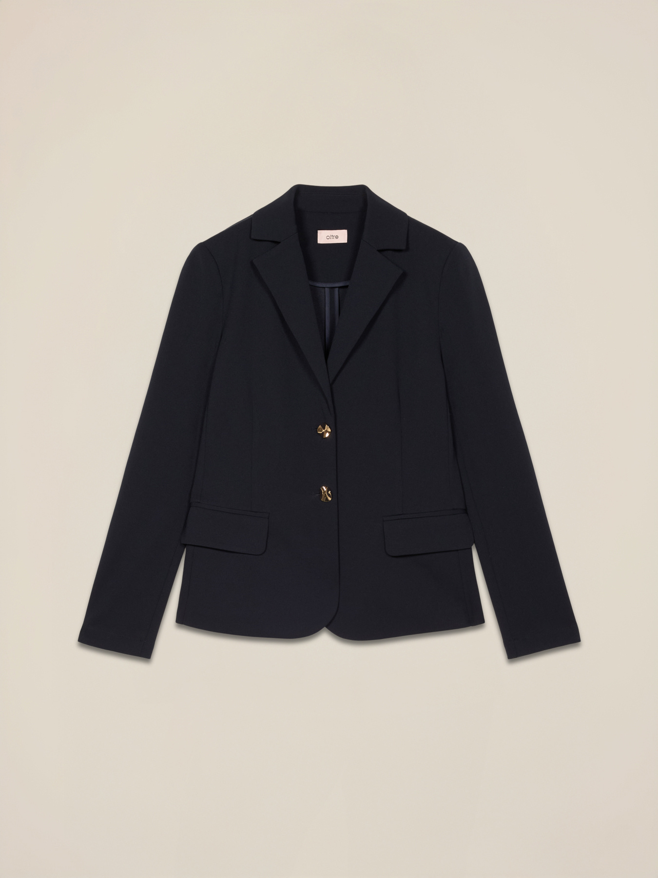 Giacca blazer in tessuto scuba cr&ecirc;pe image number 3