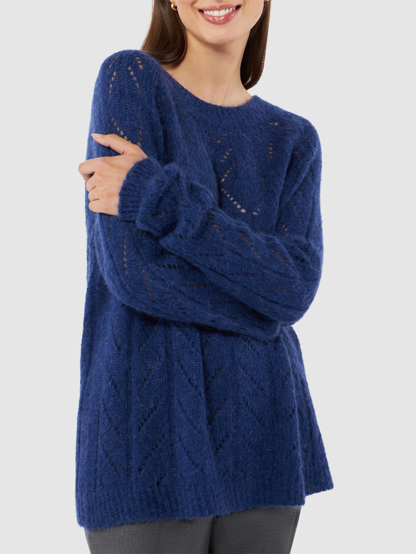 Maglia traforata misto mohair image number 2