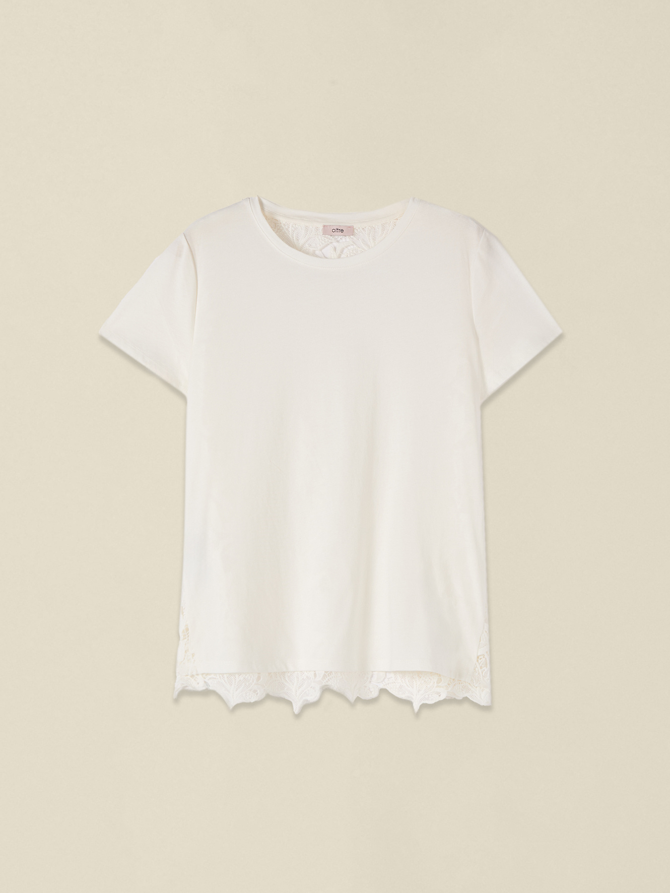 T-shirt avec dos en dentelle image number 3