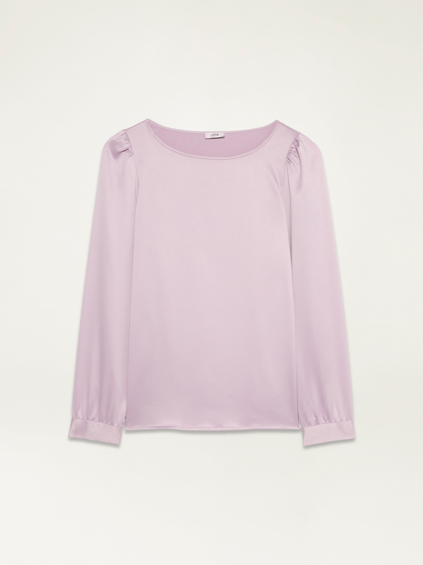 Camiseta bimateria con mangas abullonadas image number 3