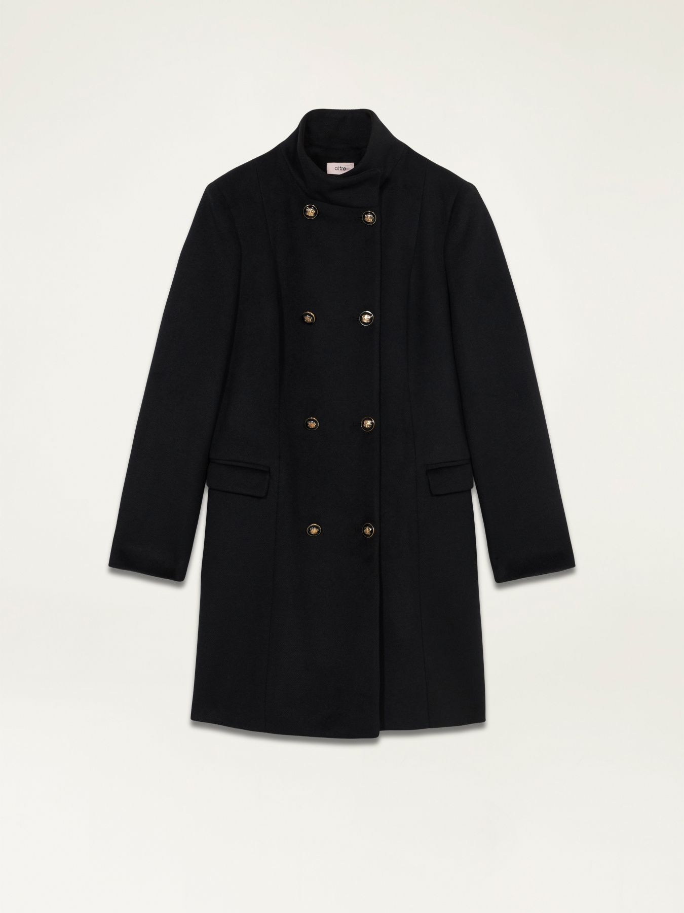 Cappotto doppiopetto con cintura image number 4