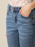 Stone-washed flare jeans image number 2