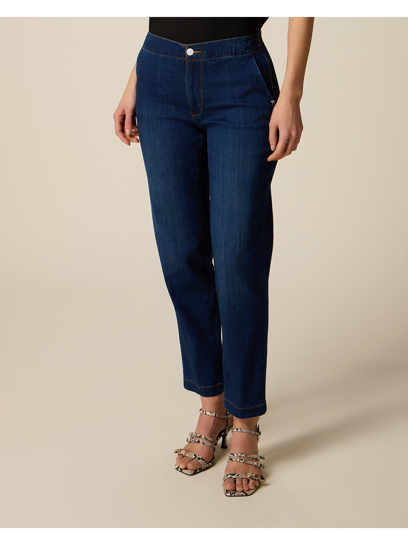 Chino jeans in denim image number 3