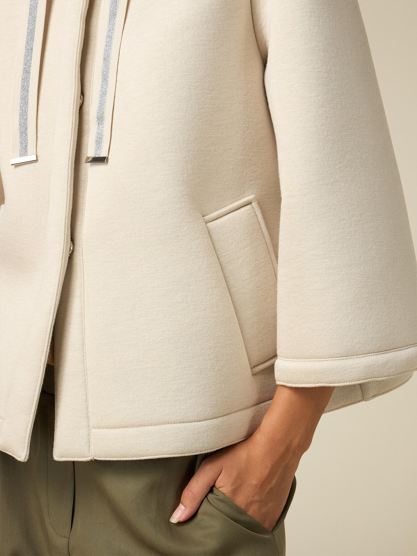 Scuba fabric cape image number 3