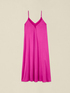 Long dress in viscose satin image number 3