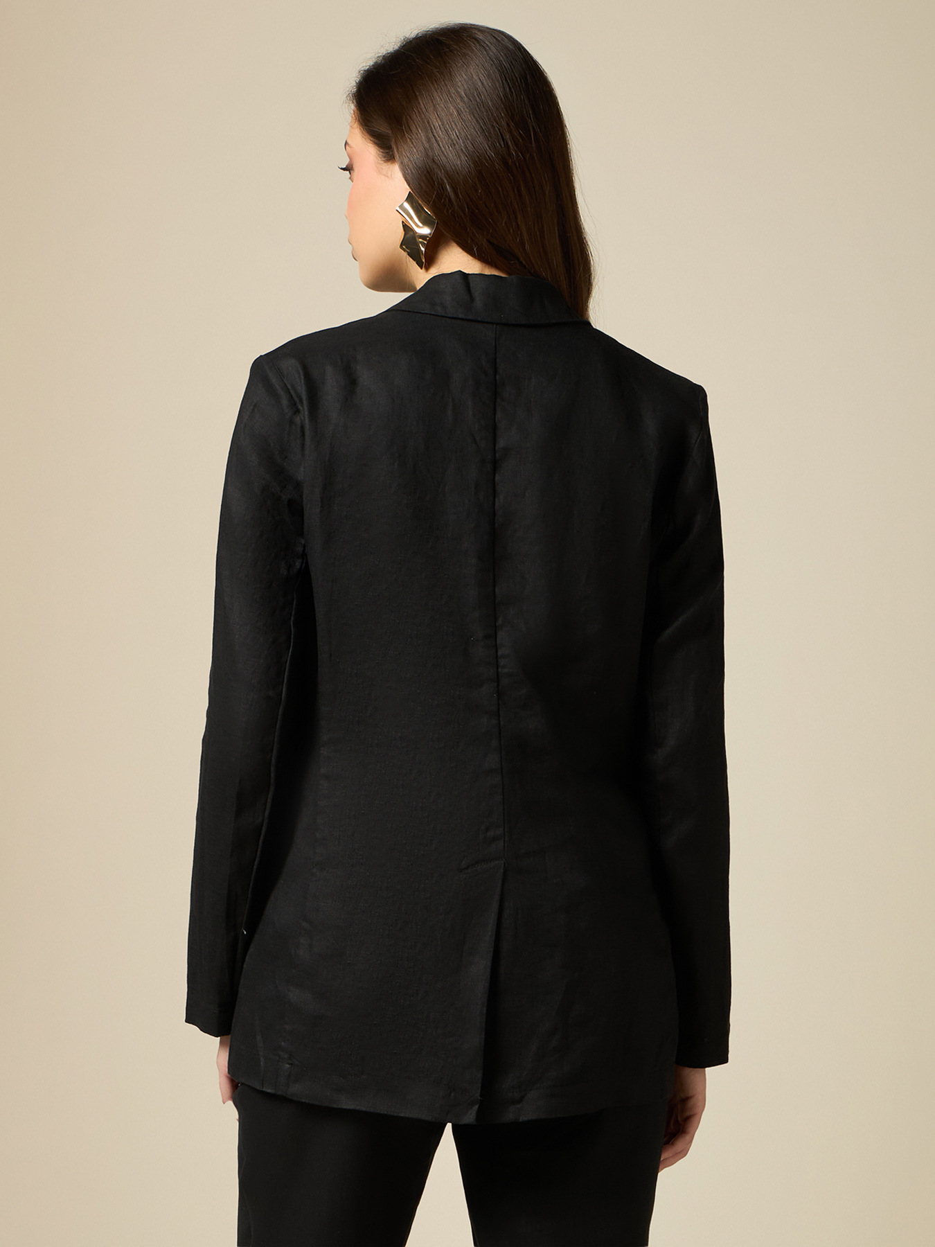 Blazer in puro lino image number 1