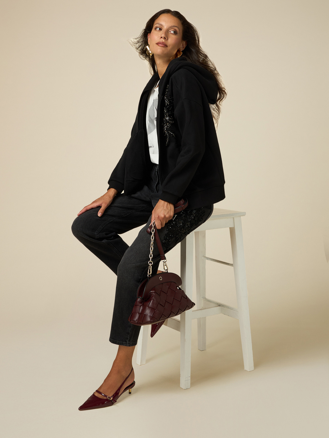 Boyslim jeans with jewel patch image number 0