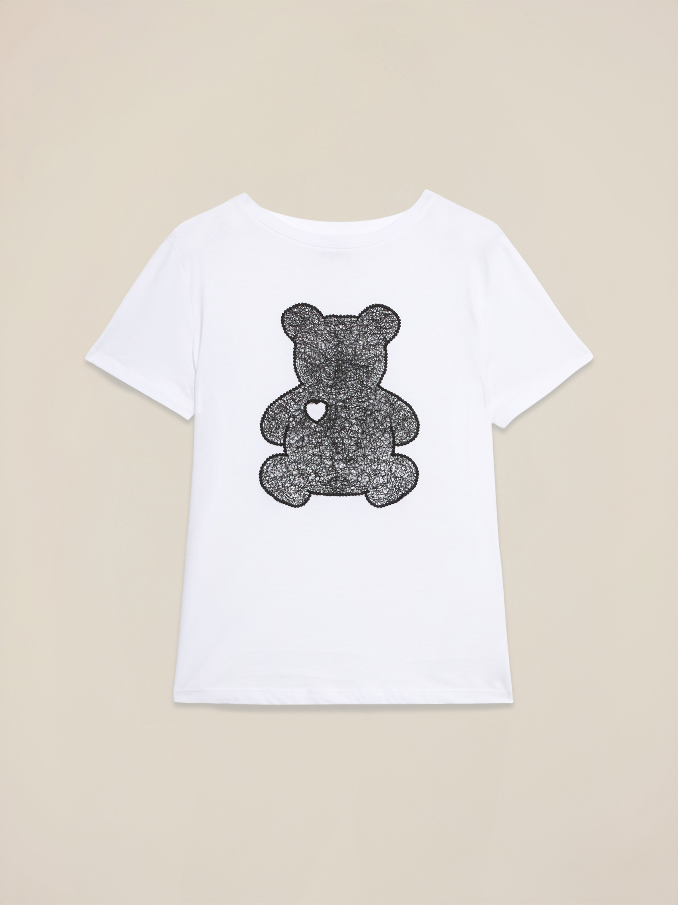 Jersey T-shirt with embroidery image number 4