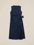 Vestido midi con lazo lateral image number 3